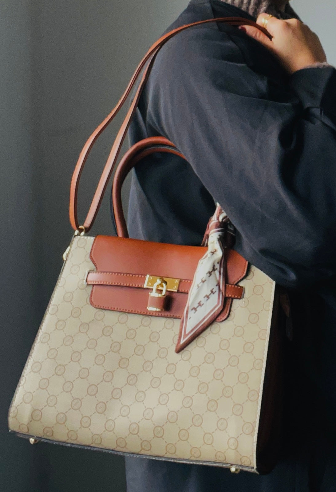 Sac fourre-tout chocolat - Chic et sublime by sz
