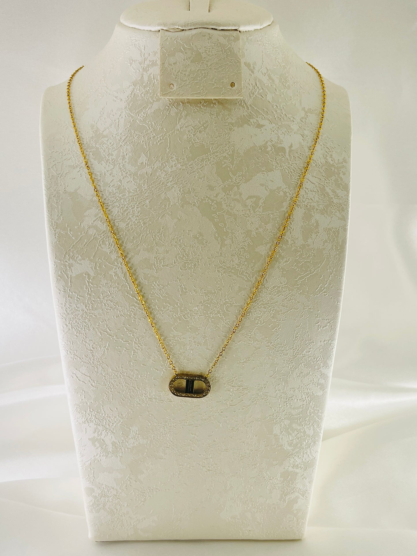 Collier grain de café strass doré - Chic et sublime by sz