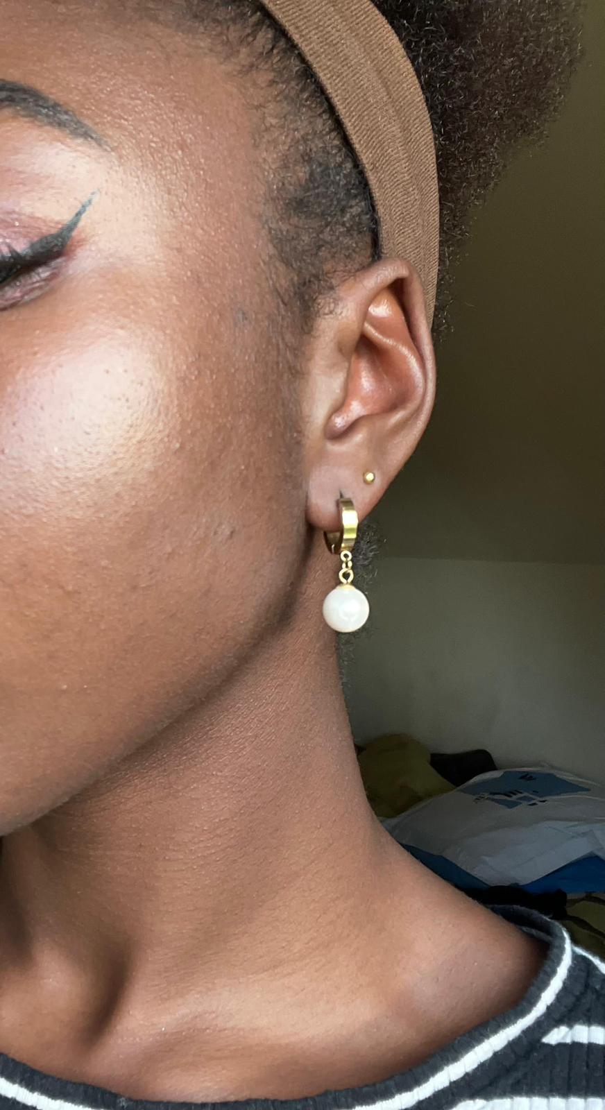 Boucles d'oreilles petite perle - Chic et sublime by sz