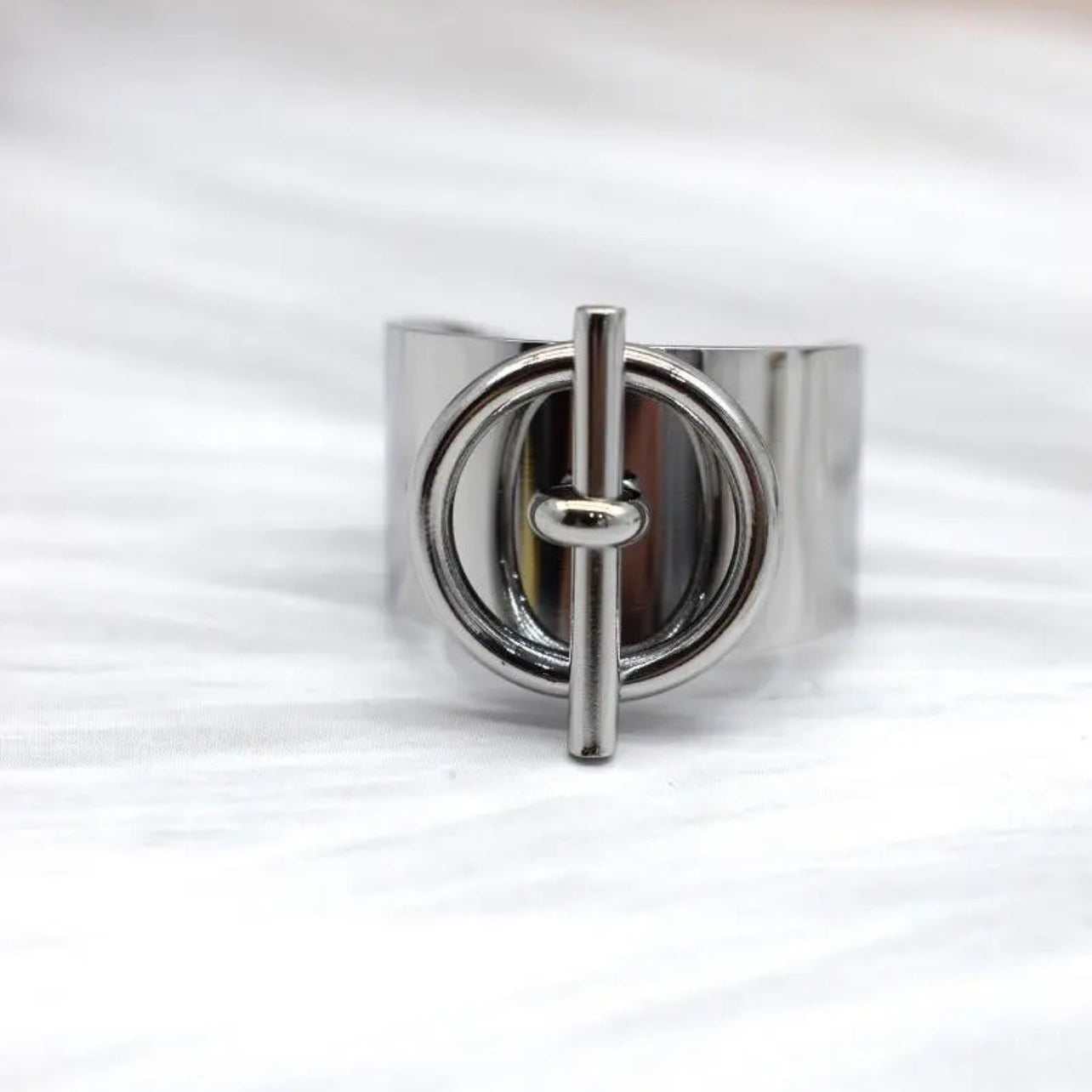 Bague ADELIA – Bague Ajustable Femme Acier Inoxydable | Dorée & Argentée