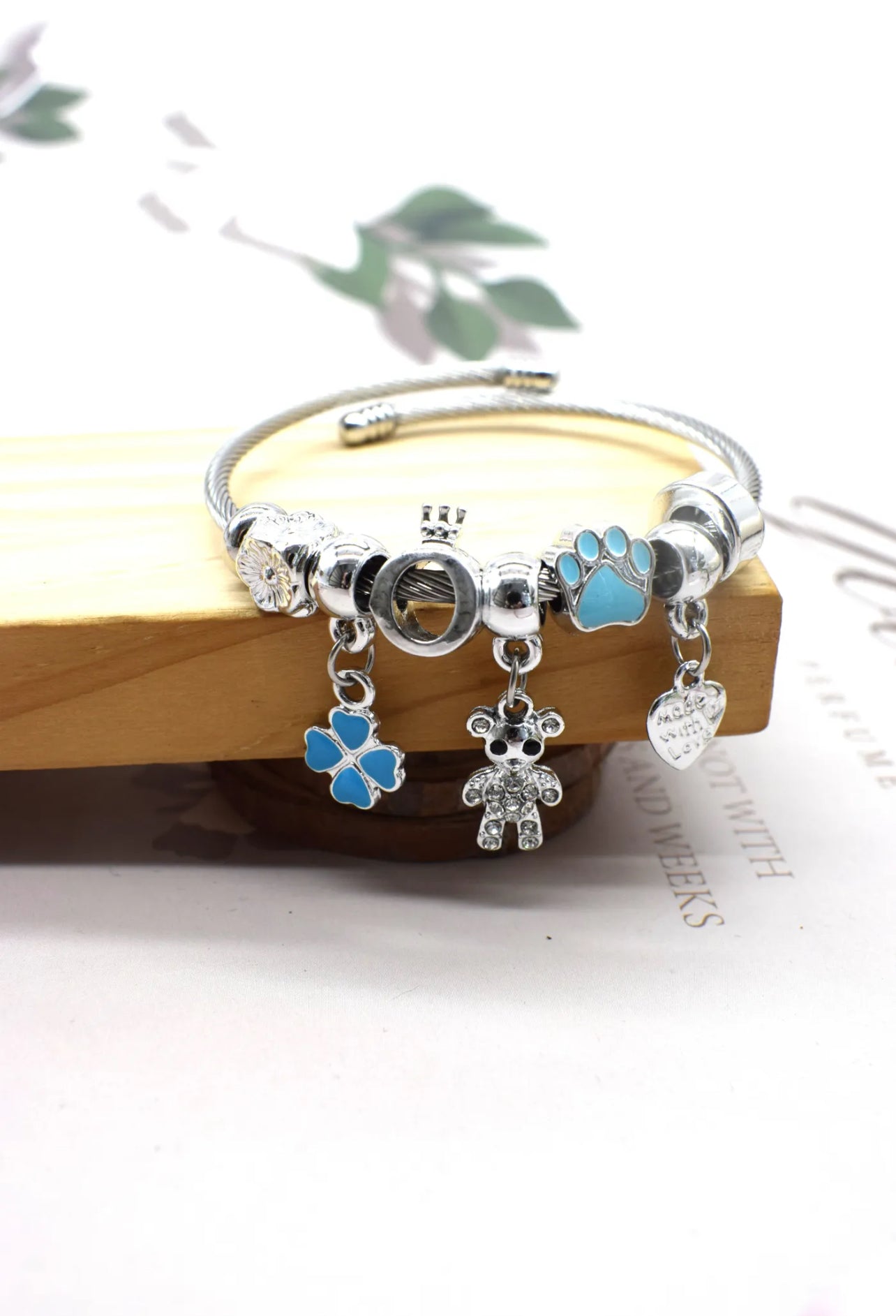 Bracelet Charms Acier Inoxydable Femme - Chic et sublime by sz