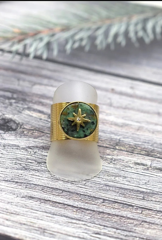 Bague Constellation doré