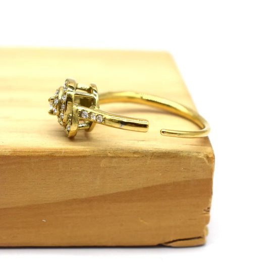 Bague Léa – Acier inoxydable doré ou argenté & zircons brillants | Élégance scintillante au quotidien - Chic et sublime by sz