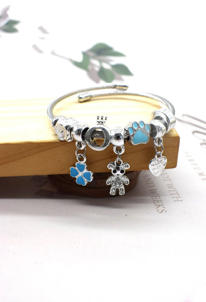 Bracelet Charms Acier Inoxydable Femme - Chic et sublime by sz