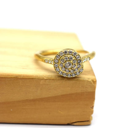 Bague Léa – Acier inoxydable doré ou argenté & zircons brillants | Élégance scintillante au quotidien - Chic et sublime by sz