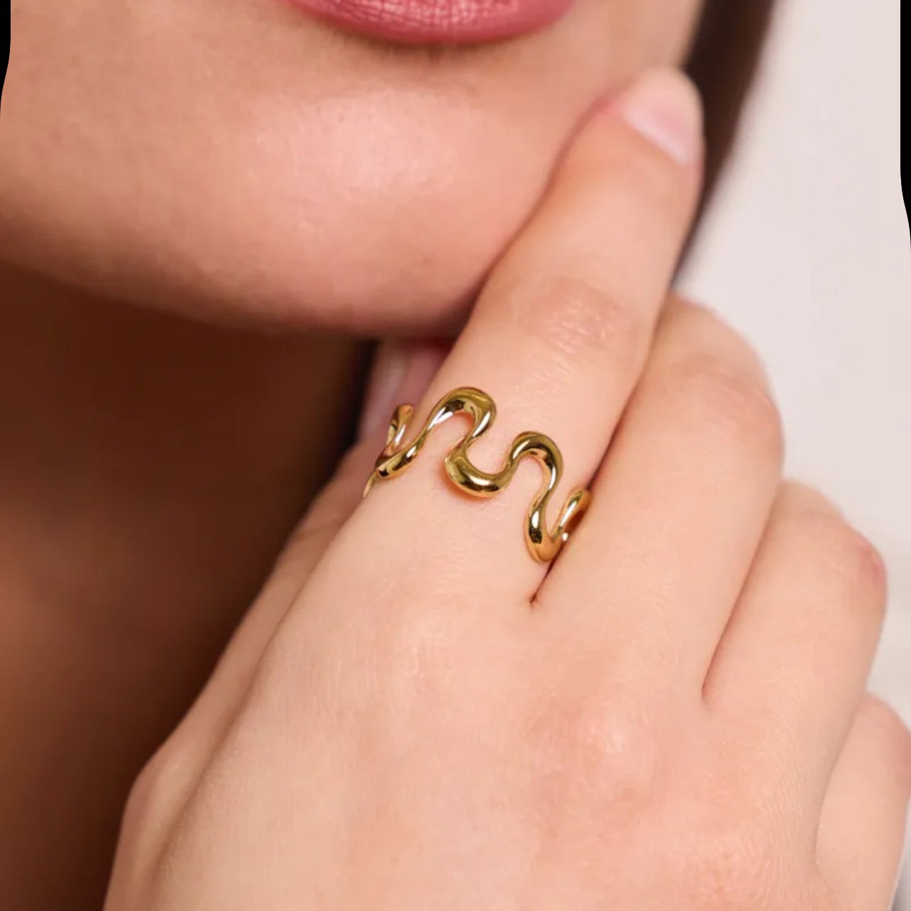 Bague Viva – Élégance Ondulée - Chic et sublime by sz