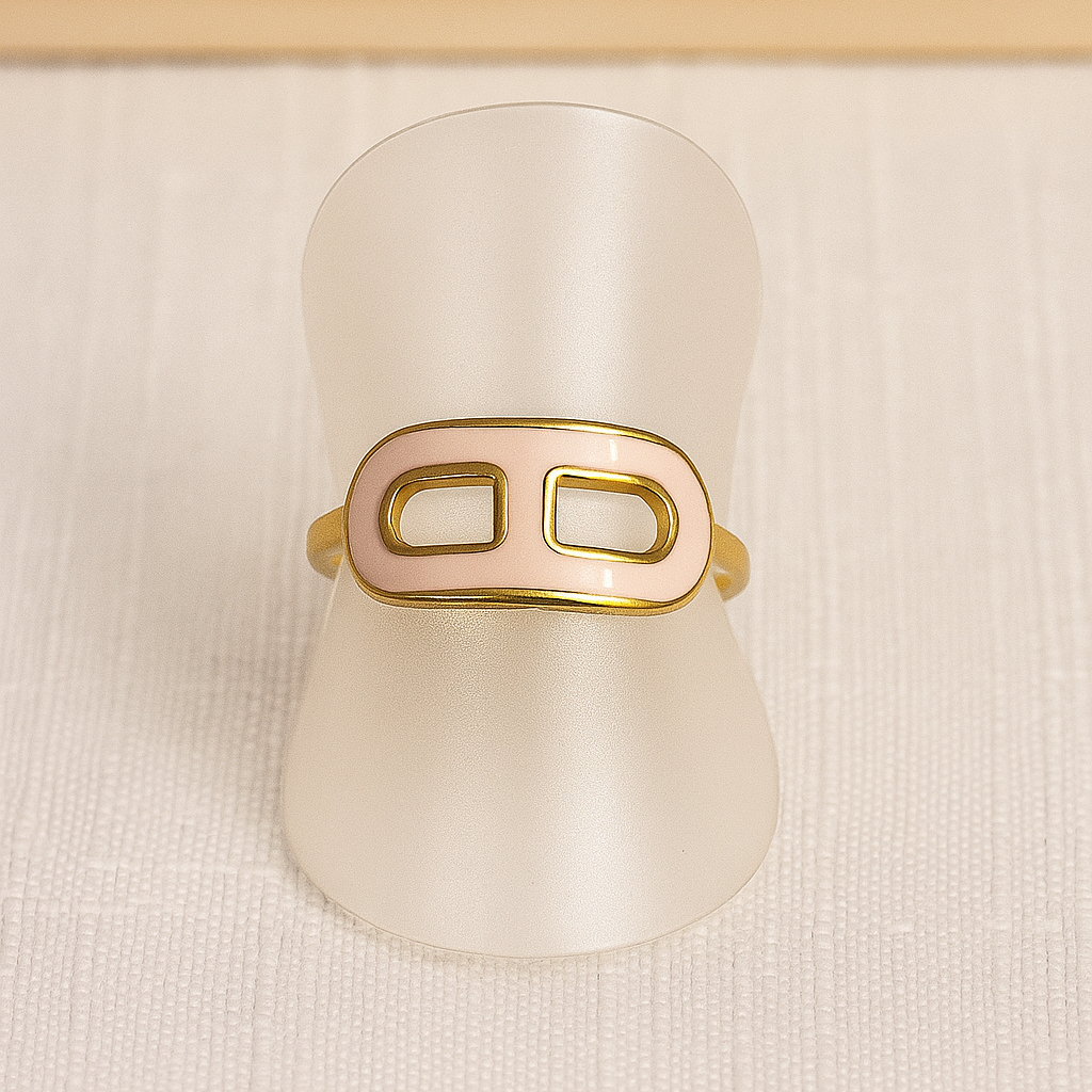 Bague NOOR – Minimalisme doré, élégance lumineuse - Chic et sublime by sz