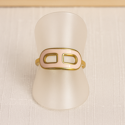 Bague NOOR – Minimalisme doré, élégance lumineuse - Chic et sublime by sz