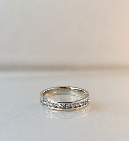 Bague mariage/fiançaille strass
