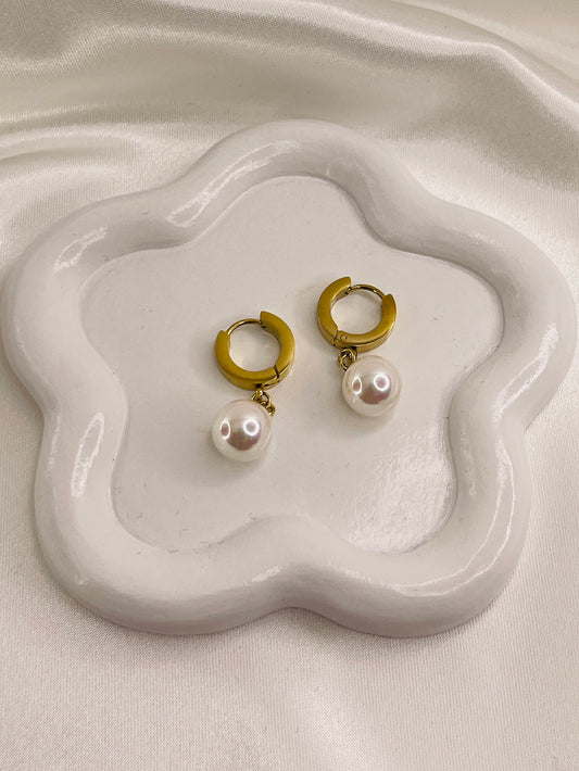 Boucles d'oreilles petite perle